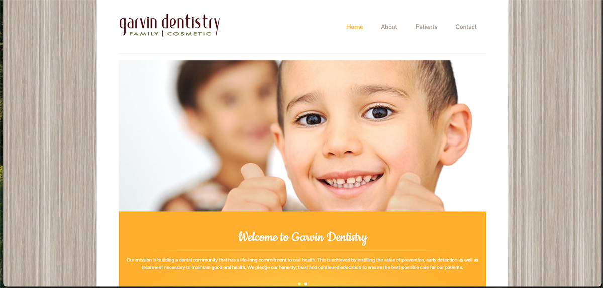Website Deisgn - Garvin Dentistry